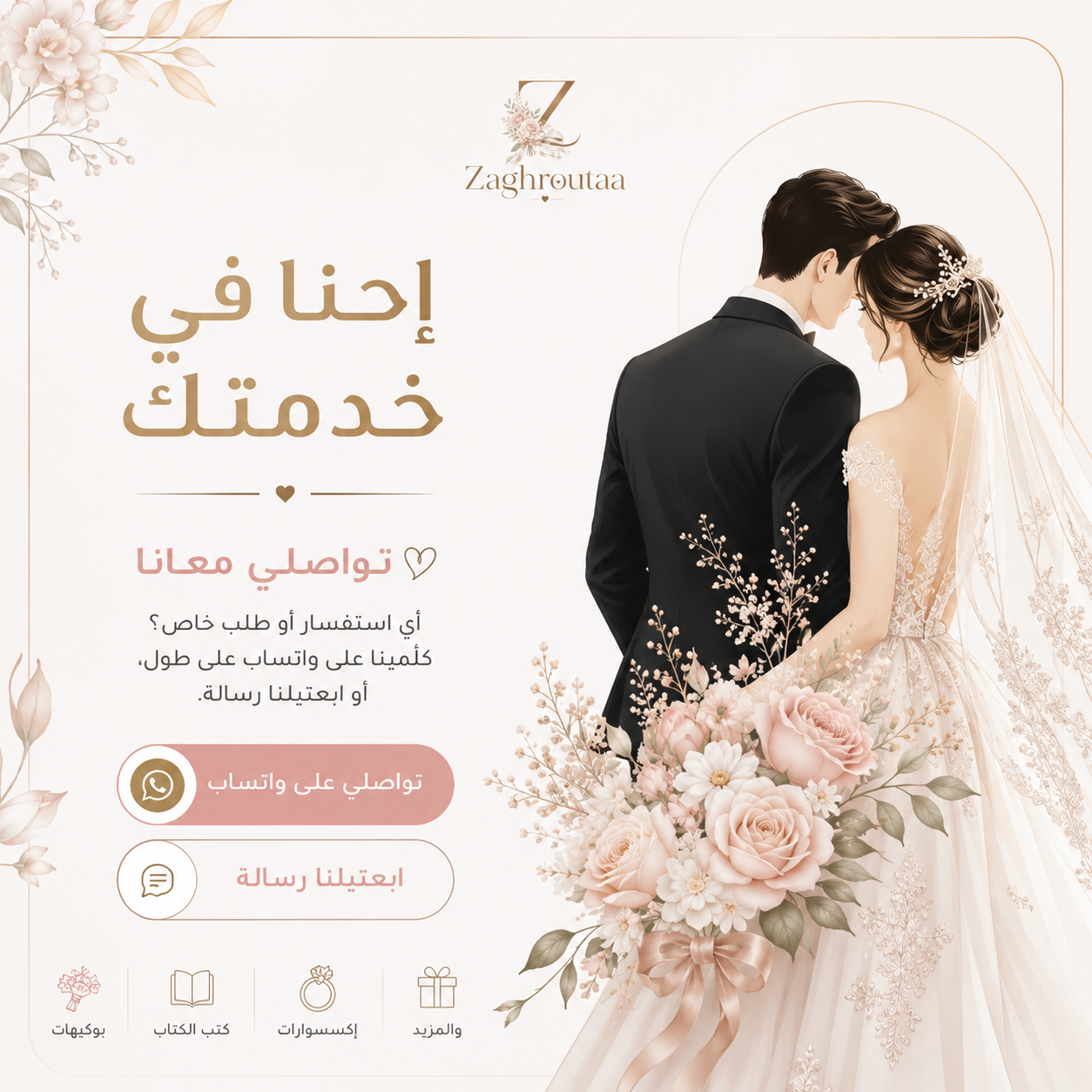 تواصلي مع زُغْرُوطَة على واتساب